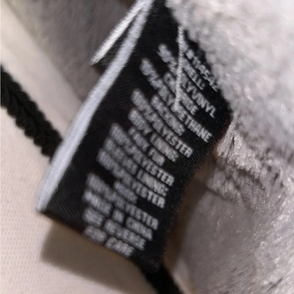 Jou Jou Vegan Leather Moto Jacket Gray Women’s Medium New With Tags - Picture 13 of 16